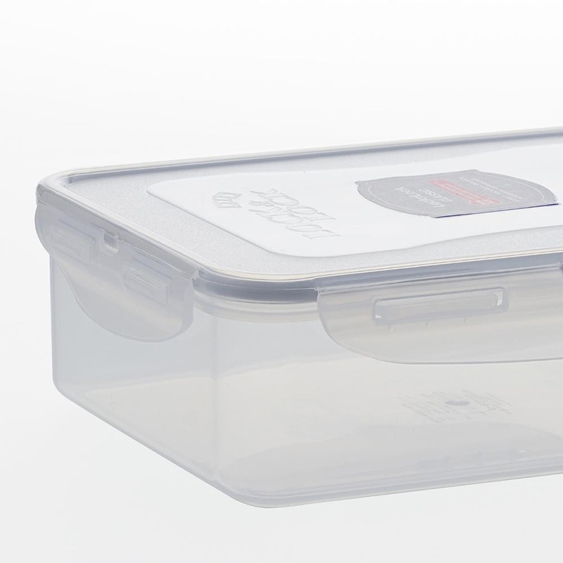 中山福 保存容器 ロック&ロック クラシック 1.6L グレー HPL824G 1個(ご注文単位1個)【直送品】