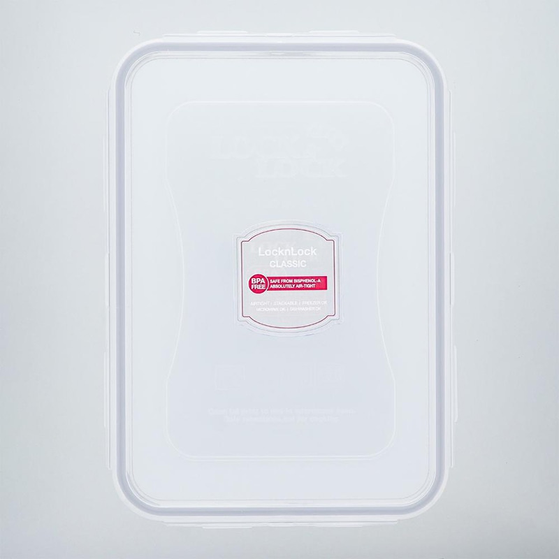 中山福 保存容器 ロック&ロック クラシック 1.6L グレー HPL824G 1個(ご注文単位1個)【直送品】