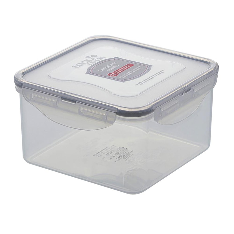 中山福 保存容器 ロック＆ロック クラシック 1.2L グレー HPL822DG 1個（ご注文単位1個）【直送品】