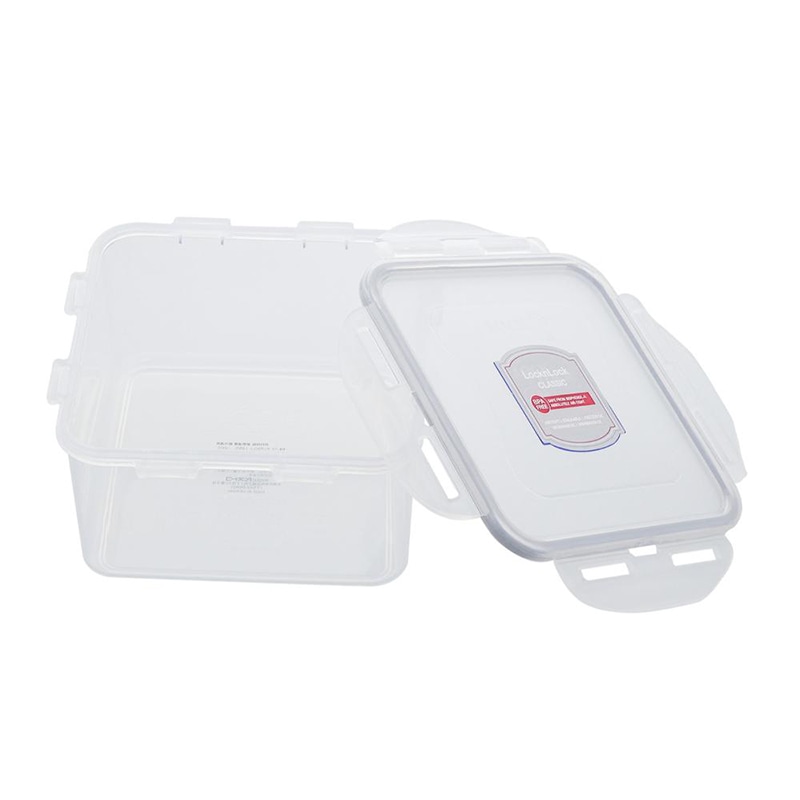 中山福 保存容器 ロック&ロック クラシック 1.2L グレー HPL822DG 1個(ご注文単位1個)【直送品】