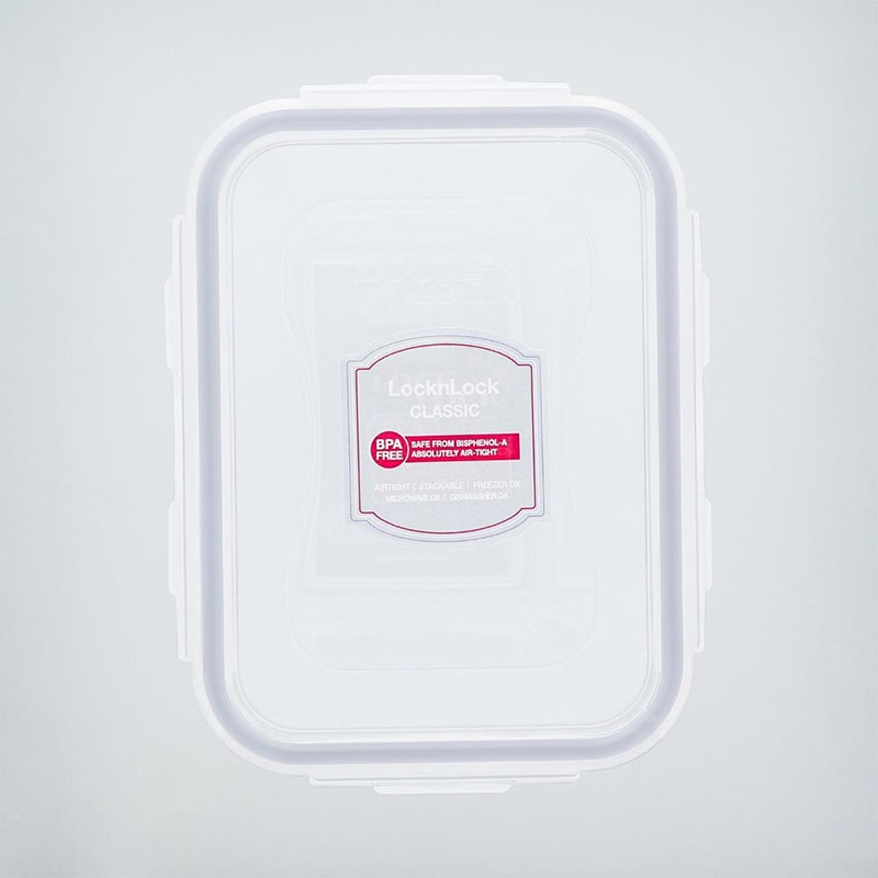 中山福 保存容器 ロック&ロック クラシック 2.0L グレー HPL819G 1個(ご注文単位1個)【直送品】