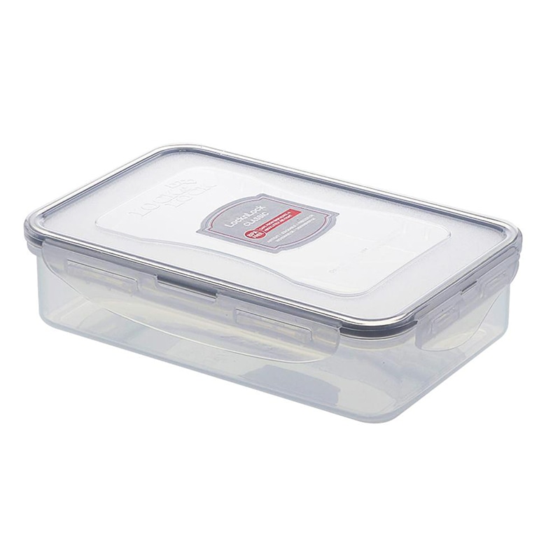 中山福 保存容器 ロック＆ロック クラシック 800ml グレー HPL816G 1個（ご注文単位1個）【直送品】