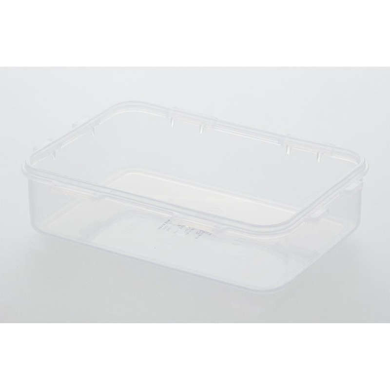 中山福 保存容器 ロック&ロック クラシック 550ml グレー HPL815G 1個(ご注文単位1個)【直送品】