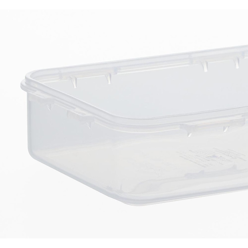 中山福 保存容器 ロック&ロック クラシック 550ml グレー HPL815G 1個(ご注文単位1個)【直送品】