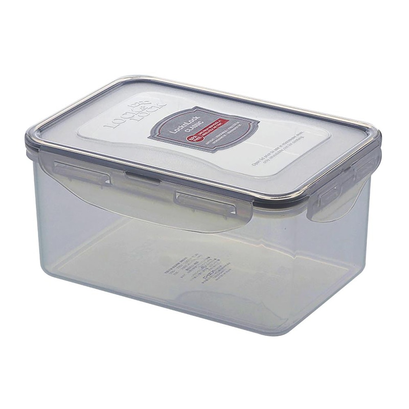 中山福 保存容器 ロック＆ロック クラシック 1.1L グレー HPL815DG 1個（ご注文単位1個）【直送品】