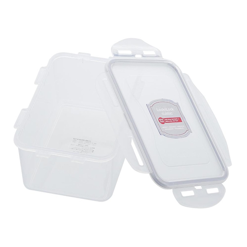 中山福 保存容器 ロック&ロック クラシック 1.1L グレー HPL815DG 1個(ご注文単位1個)【直送品】