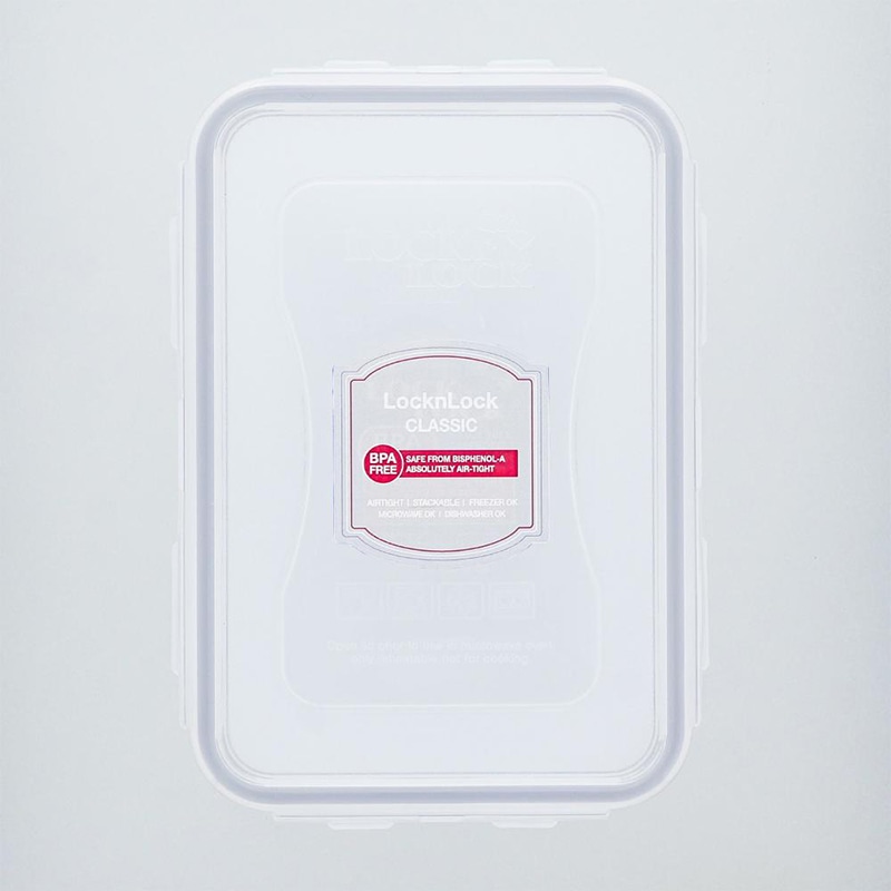 中山福 保存容器 ロック&ロック クラシック 1.1L グレー HPL815DG 1個(ご注文単位1個)【直送品】