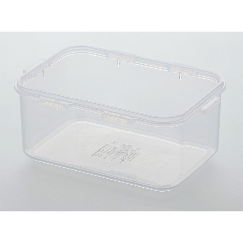 中山福 保存容器 ロック&ロック クラシック 600ml グレー HPL811G 1個(ご注文単位1個)【直送品】