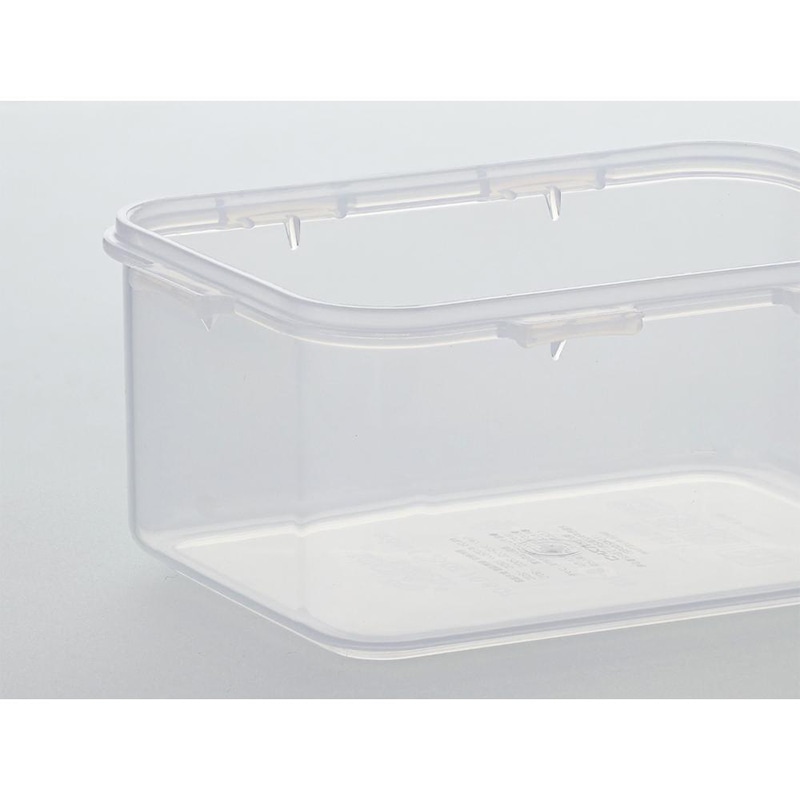 中山福 保存容器 ロック&ロック クラシック 600ml グレー HPL811G 1個(ご注文単位1個)【直送品】