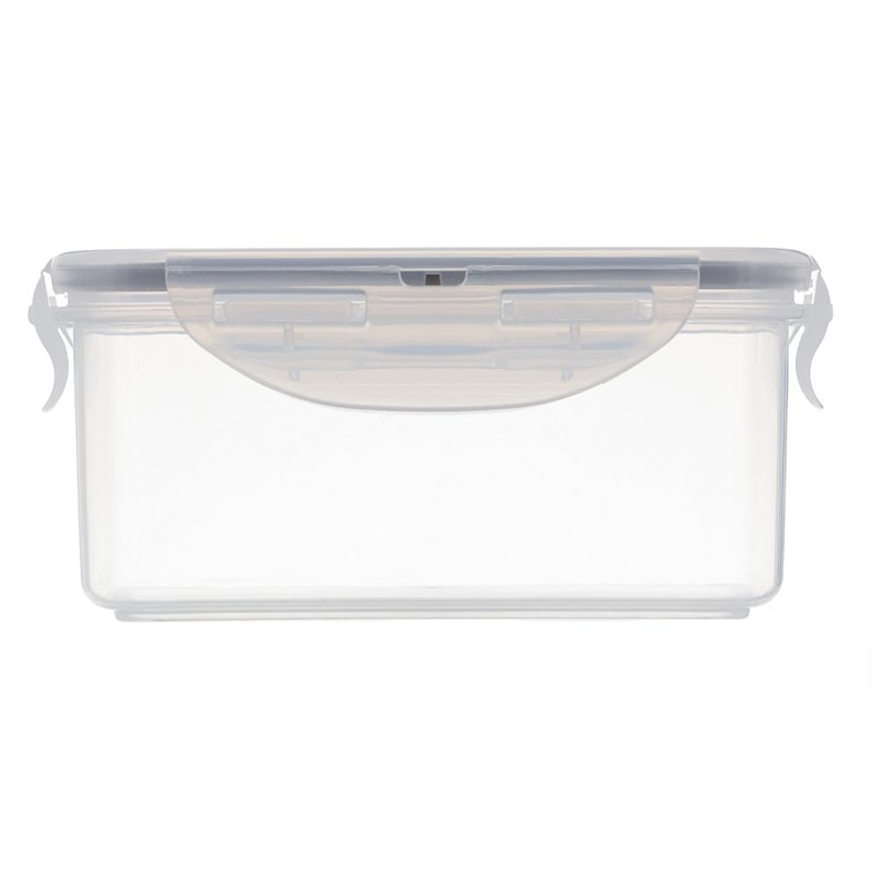 中山福 保存容器 ロック&ロック クラシック 600ml グレー HPL811G 1個(ご注文単位1個)【直送品】