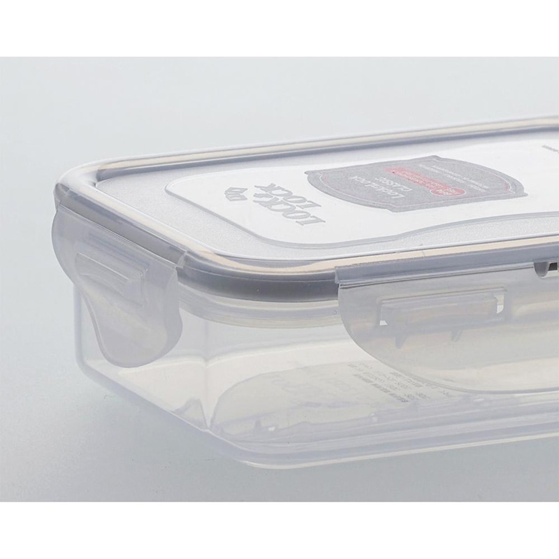 中山福 保存容器 ロック&ロック クラシック 360ml グレー HPL810G 1個(ご注文単位1個)【直送品】