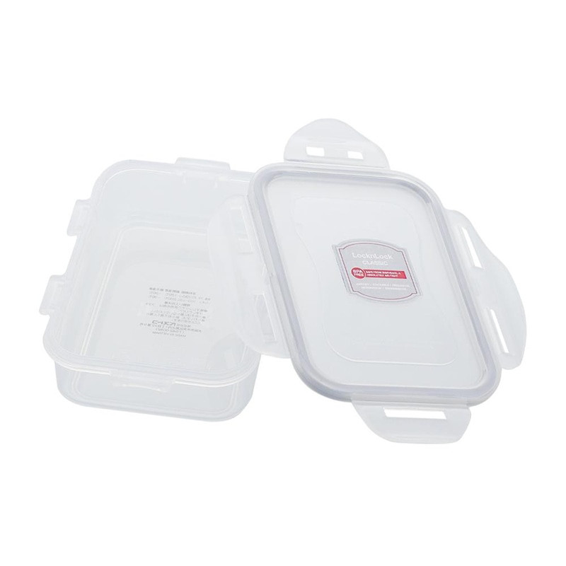 中山福 保存容器 ロック&ロック クラシック 360ml グレー HPL810G 1個(ご注文単位1個)【直送品】