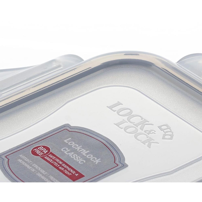 中山福 保存容器 ロック&ロック クラシック 360ml グレー HPL810G 1個(ご注文単位1個)【直送品】