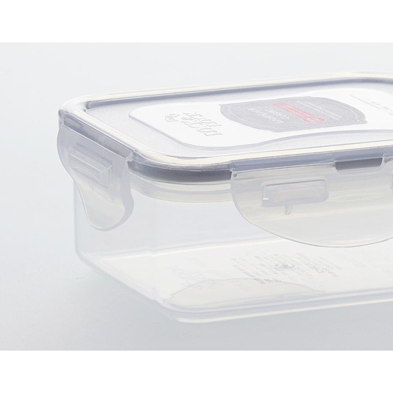 中山福 保存容器 ロック＆ロック クラシック 350ml グレー HPL806G 1個（ご注文単位1個）【直送品】