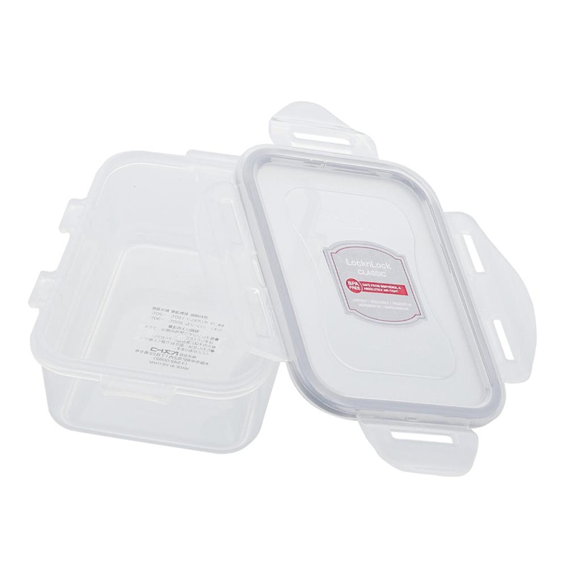 中山福 保存容器 ロック＆ロック クラシック 350ml グレー HPL806G 1個（ご注文単位1個）【直送品】