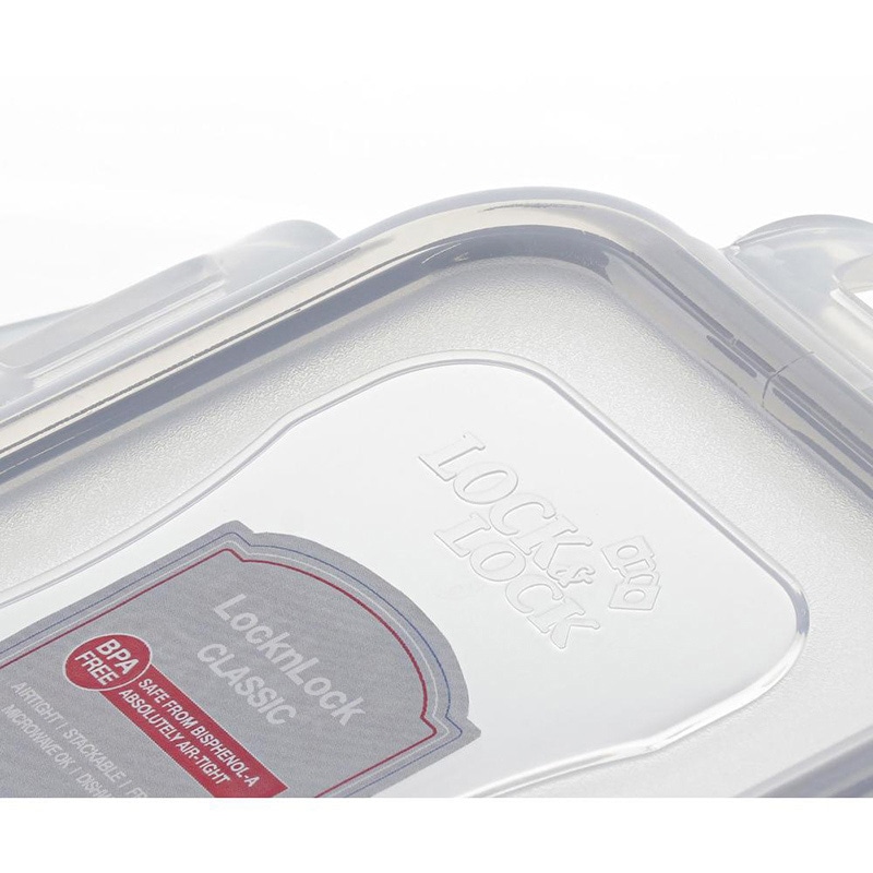 中山福 保存容器 ロック＆ロック クラシック 350ml グレー HPL806G 1個（ご注文単位1個）【直送品】