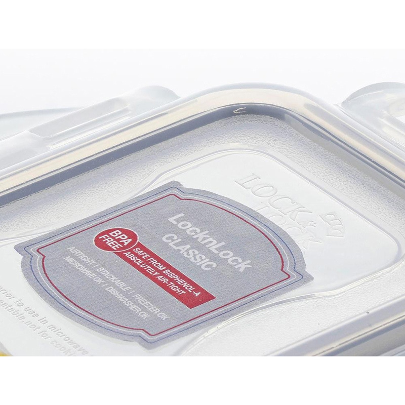中山福 保存容器 ロック&ロック クラシック 180ml グレー HPL805G 1個(ご注文単位1個)【直送品】