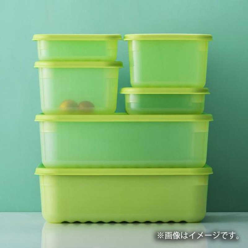 中山福 保存容器 ロック&ロック キープフレッシュ 3.2L グリーン HLE5600NCR 1個(ご注文単位1個)【直送品】