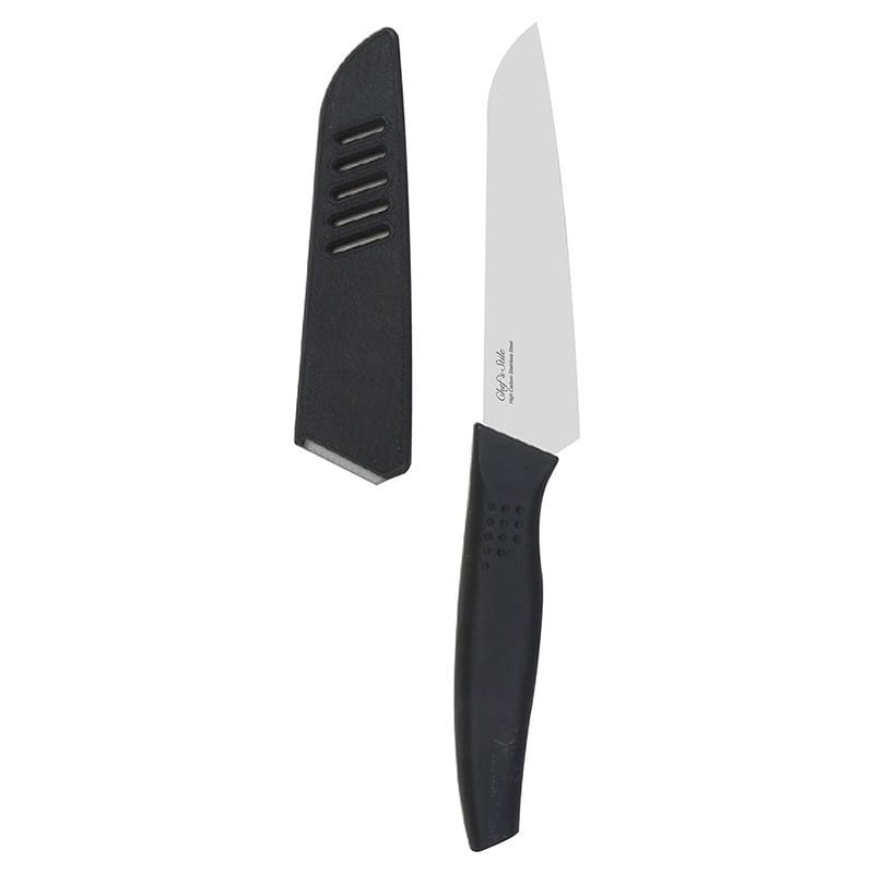 パール金属 コンパクトナイフ ステンレス サヤ付き 125mm FN-164 1個（ご注文単位1個）【直送品】