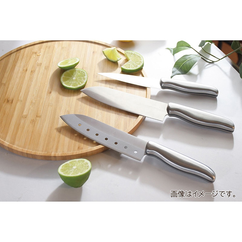 パール金属 三徳包丁 オールステンレス 穴あき イージー 165mm FN-142 1個(ご注文単位1個)【直送品】