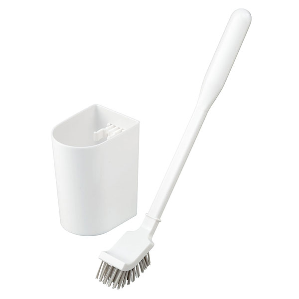 まめいた チャチャッと小そうじ トイレブラシ ケース付 TS-312 1個(ご注文単位1個)【直送品】