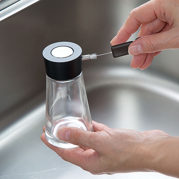 まめいた ブラシ MK 注ぎ口洗い ブラック KB-478BK 1個（ご注文単位1個）【直送品】