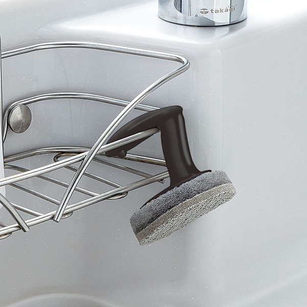 まめいた キッチンブラシ MK シンク洗い ブラック KB-471BK 1個(ご注文単位1個)【直送品】