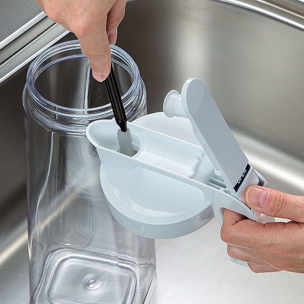 まめいた ブラシ MK ブラシ 中栓洗い ブラック KB-480BK 1個(ご注文単位1個)【直送品】