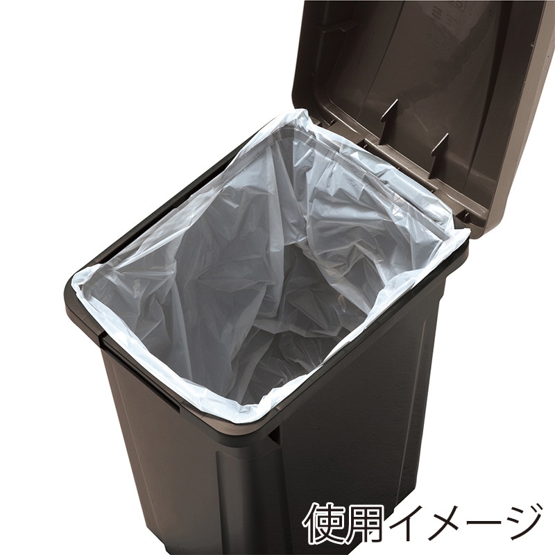 アスベル ハンドル付きペール 45L ブラウン A6726 1個(ご注文単位1個)【直送品】