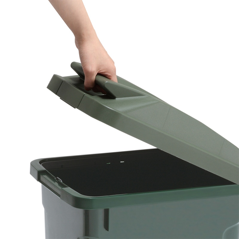 アスベル ハンドル付きペール 70L グリーン A6727 1個(ご注文単位1個)【直送品】