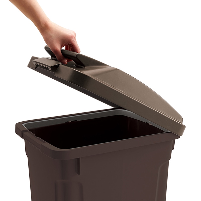 アスベル ハンドル付きペール 70L ブラウン A6727 1個(ご注文単位1個)【直送品】