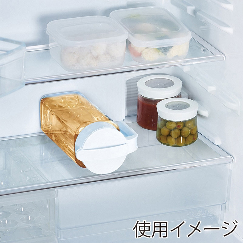 アスベル 冷水筒 耐熱 ドリンク・ビオ 2.1L ホワイト D-211 A8041 1個(ご注文単位1個)【直送品】