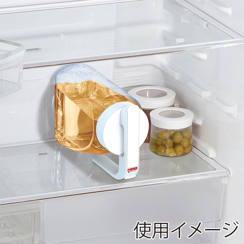 アスベル 冷水筒 耐熱 ドリンク・ビオ 3.1L ホワイト 3100K A8047 1個(ご注文単位1個)【直送品】