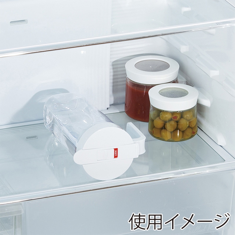 アスベル 冷水筒 耐熱 ドリンク・ビオ 1.1L ホワイト S1100 A8033 1個(ご注文単位1個)【直送品】