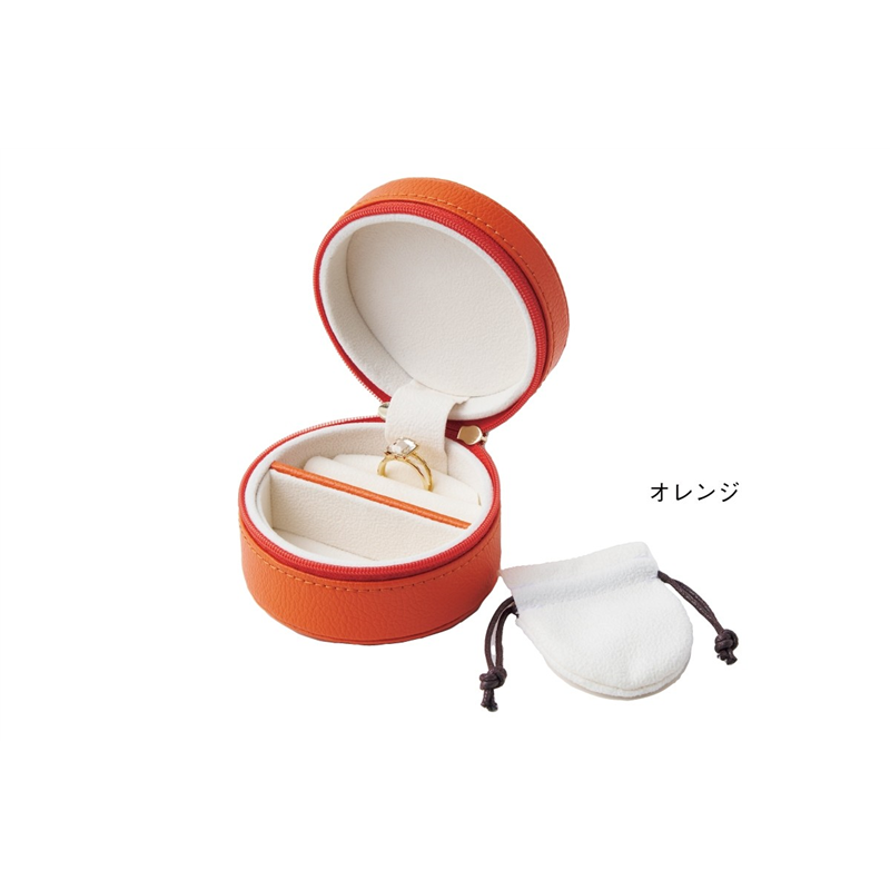 トップウェル JC2579 ジュエリーボックス オレンジ/1個（ご注文単位5個）【直送品】
