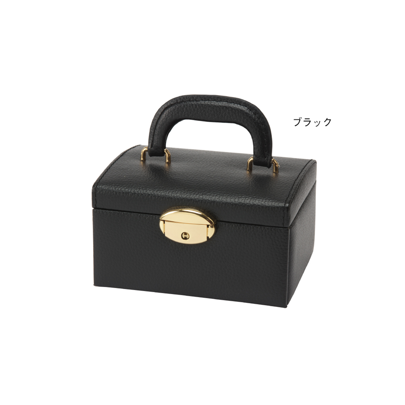 トップウェル JB-8100 引き出し1段宝石箱 ブラック/1個（ご注文単位1個）【直送品】