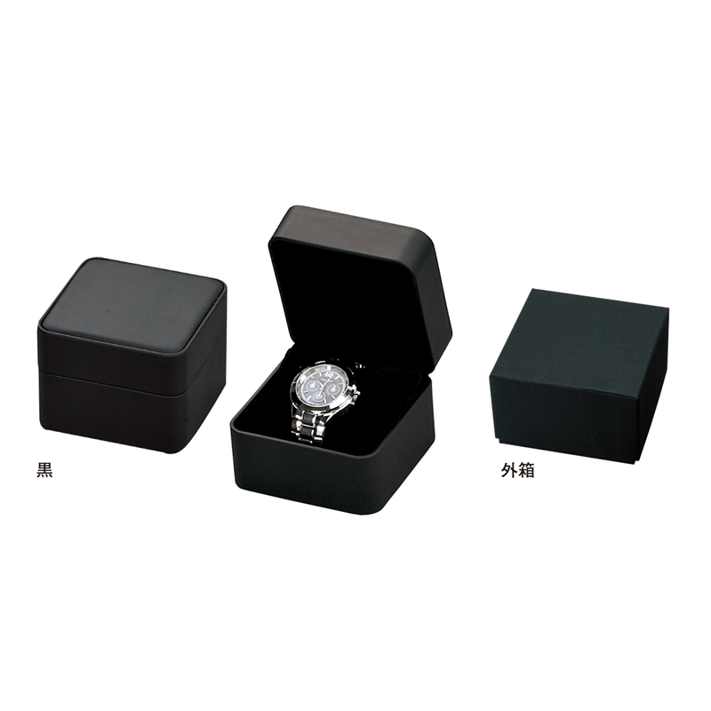 トップウェル W360 ウォッチコレクション クッションタイプ ブラック/1個（ご注文単位12個）【直送品】