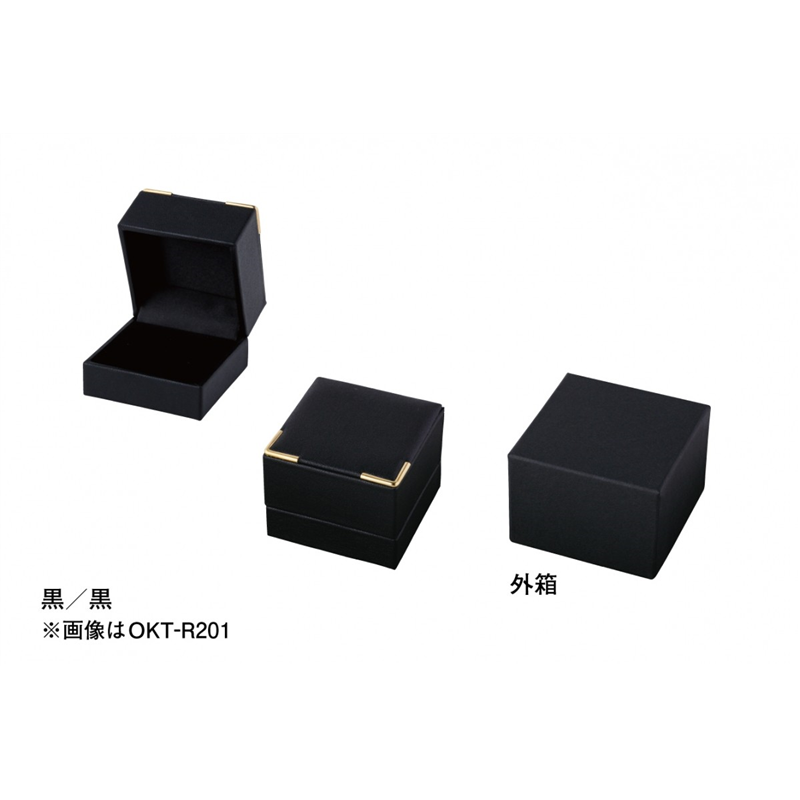 トップウェル REP106ノエルコレクション リング・イヤリング ブラック/1個（ご注文単位12個）【直送品】