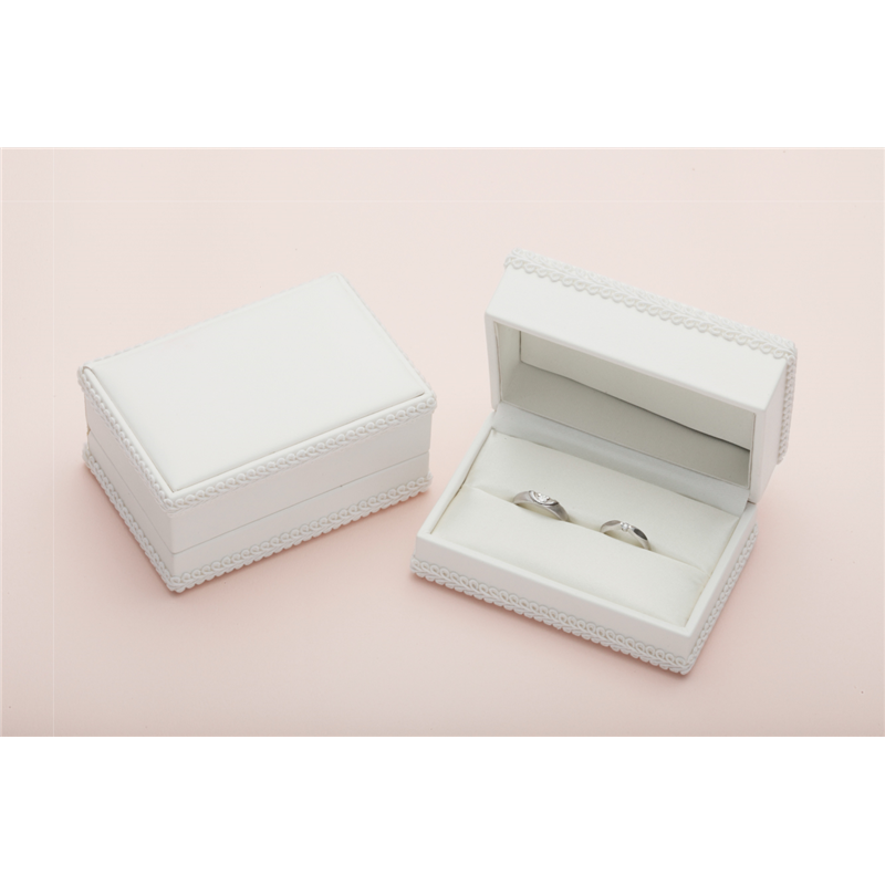 トップウェル KR204B ブライダルコレクション ペアリングケース ホワイト/1個（ご注文単位12個）【直送品】