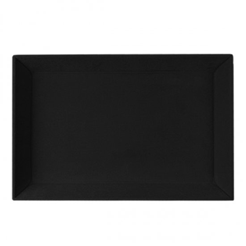 トップウェル No.1902 接客トレイ L ブラック/1個（ご注文単位1個）【直送品】
