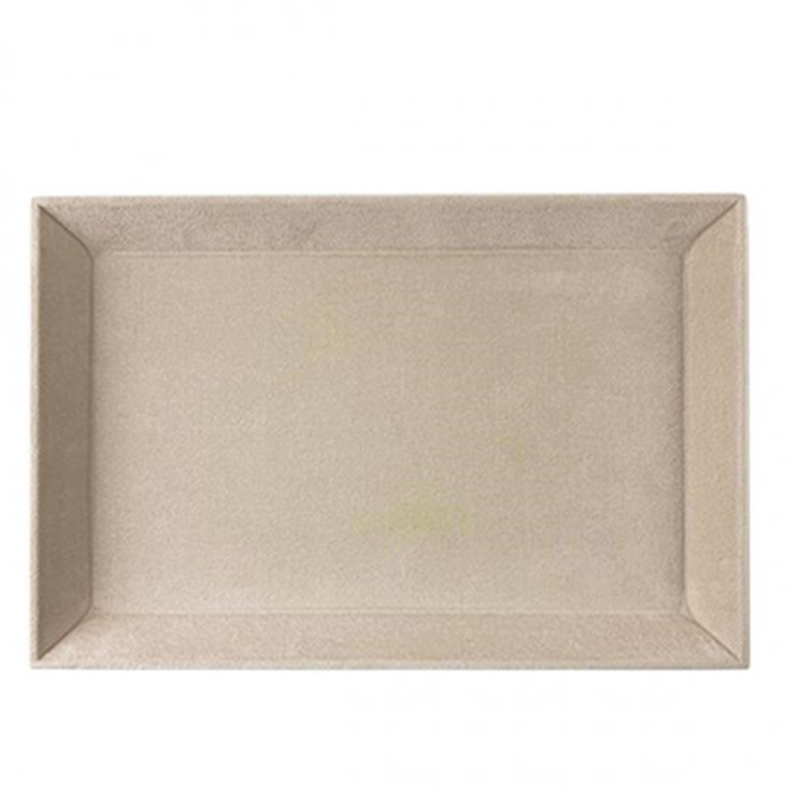 トップウェル No.1902 接客トレイ L ライトグレー/1個（ご注文単位1個）【直送品】