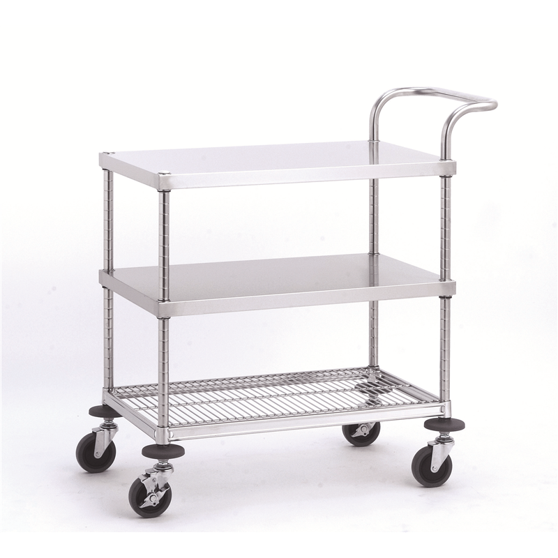 キャニオン W10型ワゴン ステンレス(SUS304)仕様 W10A-S6109 1台（ご注文単位1台）【直送品】