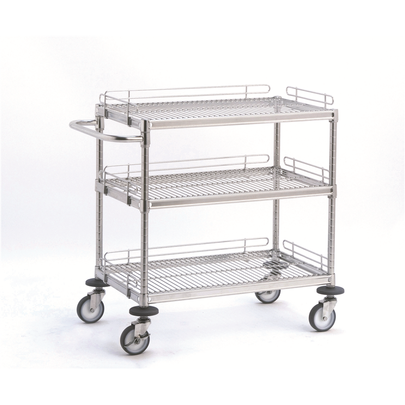 キャニオン W15型ワゴン ALLステンレス(SUS304)仕様 W15C-A4610 1台（ご注文単位1台）【直送品】