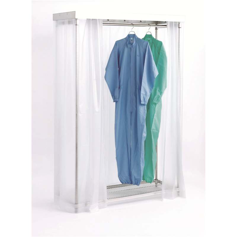 キャニオン ステンレスハンガーラック 天板・カーテン付 SHR-2562K 1台（ご注文単位1台）【直送品】