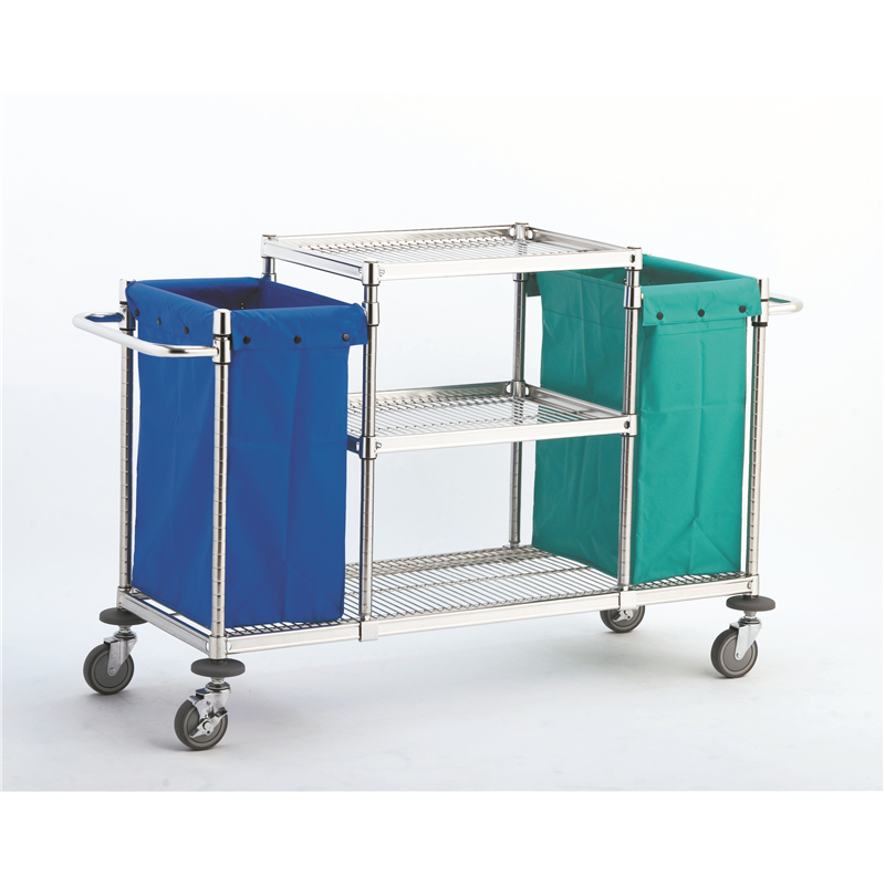 キャニオン メイドワゴンＢ バッグ２枚付 ＳＵＳ３０４ ＢＢ MWBB-S4612-BB 1台（ご注文単位1台）【直送品】