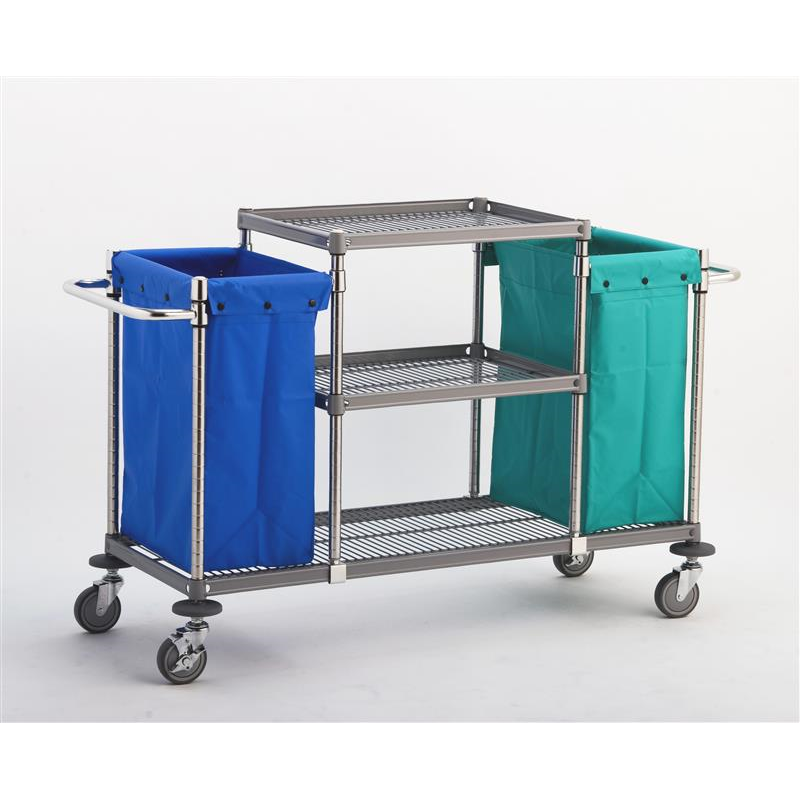 キャニオン メイドワゴンＢ バッグ２枚付 スチール仕様 ＢＢ MWBB-P4612-BB 1台（ご注文単位1台）【直送品】