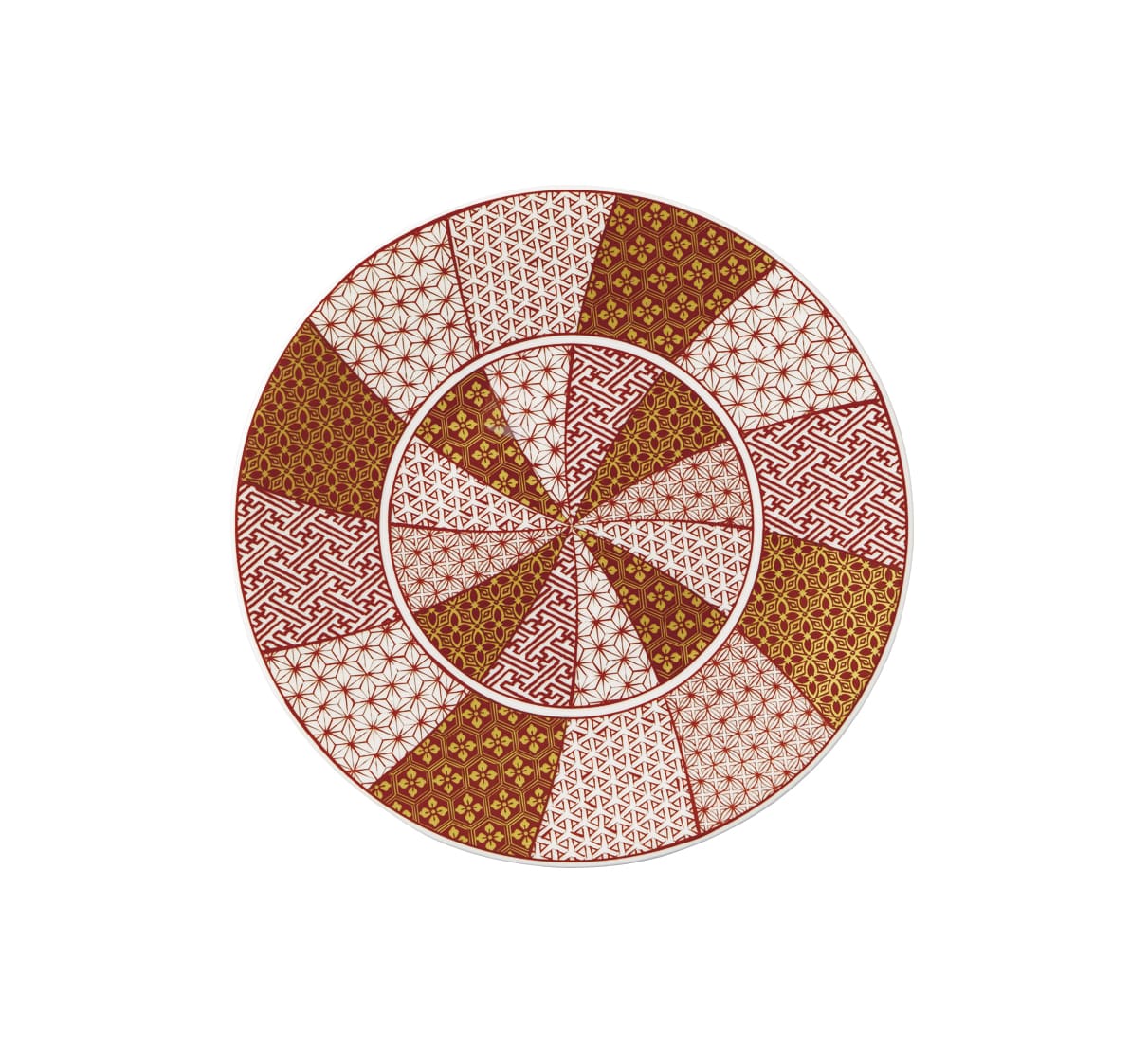 丸モ高木陶器 金襴手17㎝皿 4A010-08 1個（ご注文単位1個）【直送品】