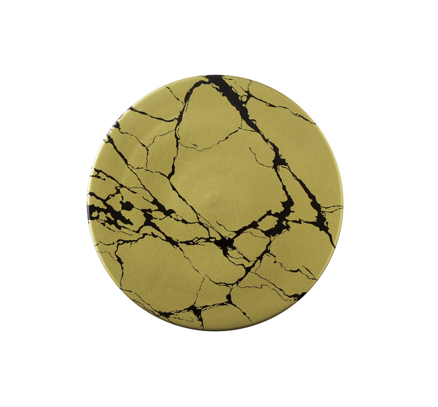 丸モ高木陶器 稲妻金19㎝皿 4A010-16 1個（ご注文単位1個）【直送品】