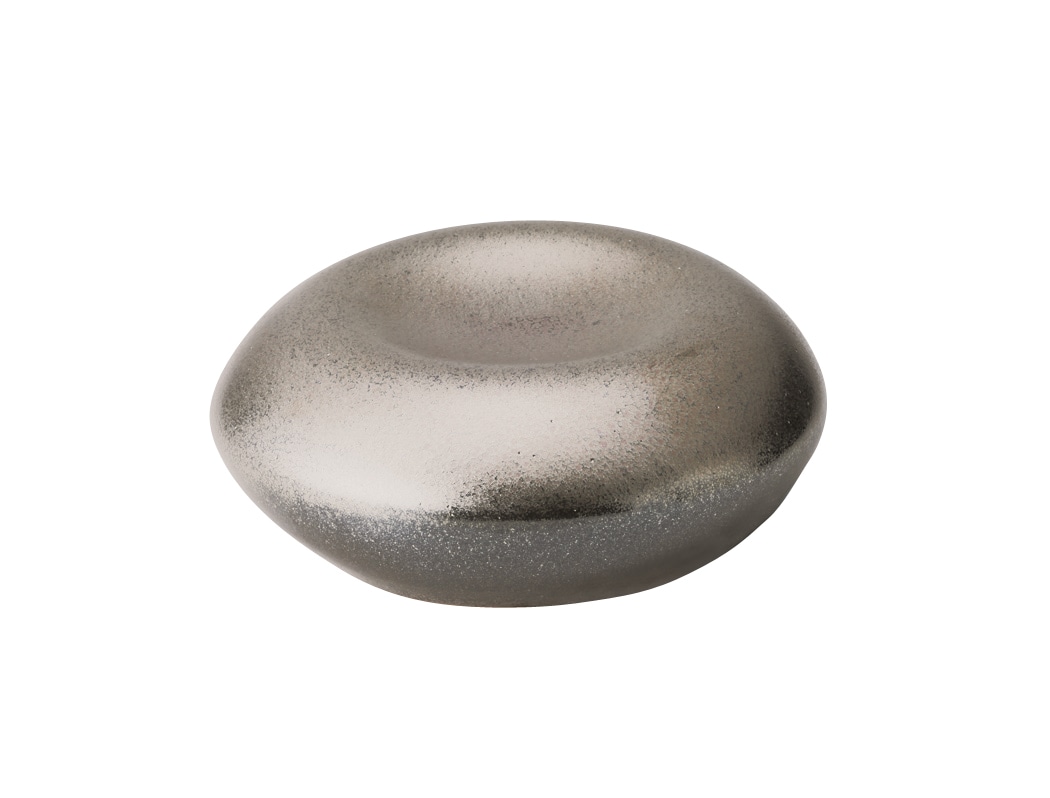 丸モ高木陶器 油滴天目高台皿18cm 4A015-04 1個（ご注文単位1個）【直送品】