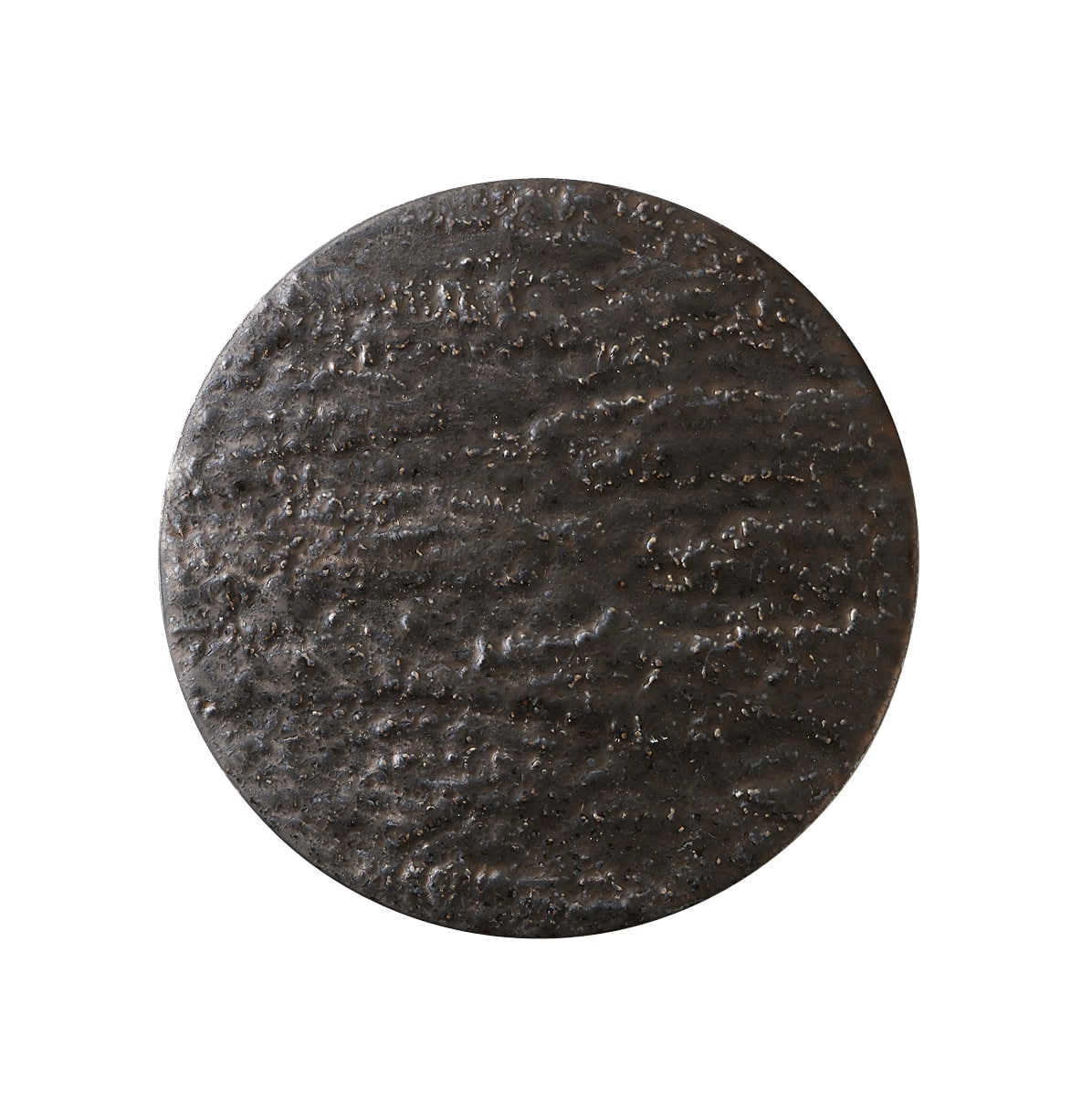 丸モ高木陶器 金結晶石肌丸20㎝皿 4A016-07 1個（ご注文単位1個）【直送品】